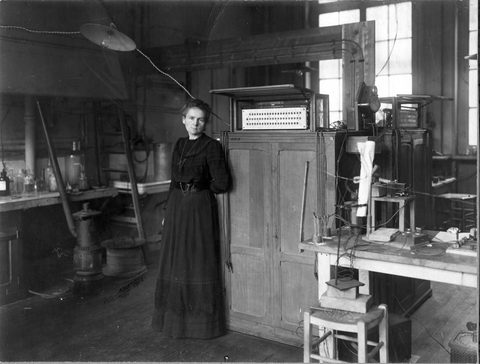Marie Curie by Unknown photographer — large framed print