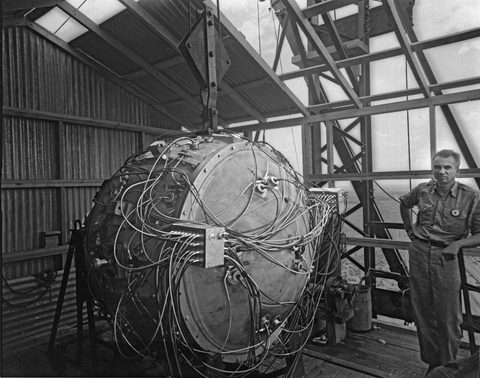 The Gadget by Los Alamos / Manhattan Engineer District — large framed print
