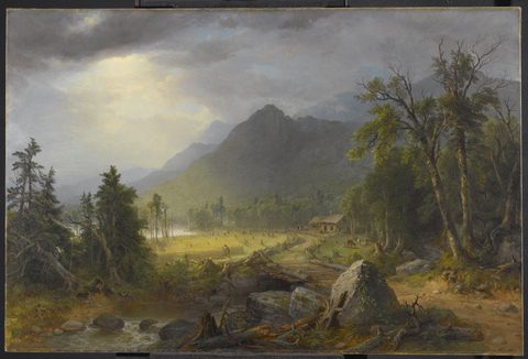 The First Harvest in the Wilderness by Asher B. Durand — large framed print