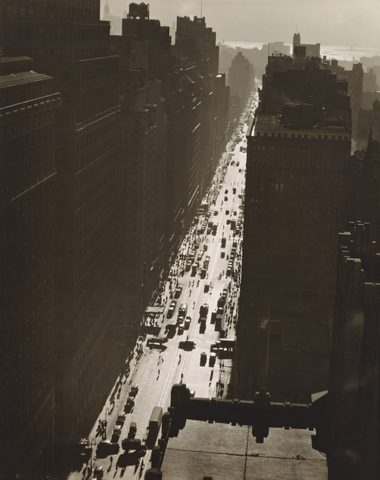 Seventh Avenue by Berenice Abbott — large framed print
