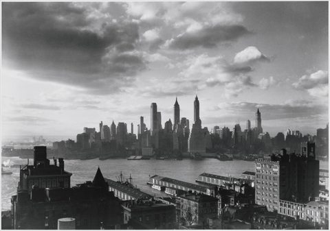 Financial District from the Bossert by Samuel H. Gottscho — large framed print