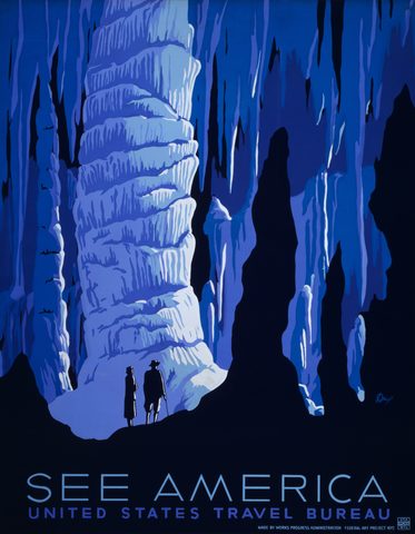 See America by WPA Federal Art Project — large framed print