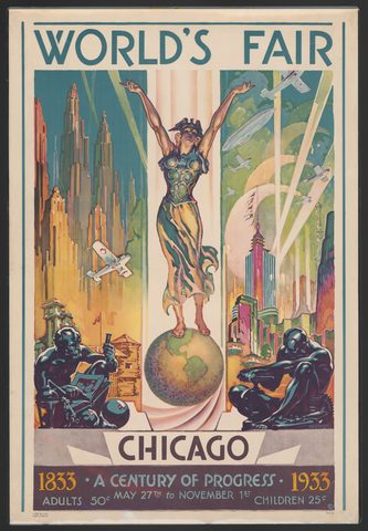 World's Fair, Chicago — A Century of Progress by Glen C. Sheffer — large framed print