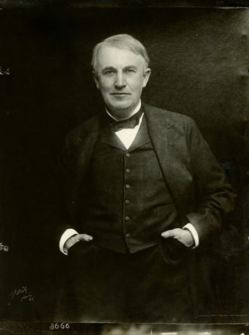Thomas Edison by Unknown photographer — large framed print