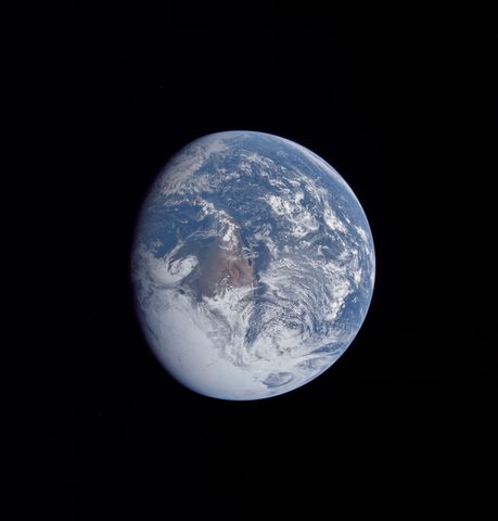 Whole Earth from Apollo 16 translunar coast by NASA — large framed print