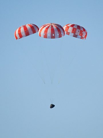 Artemis II splashdown by NASA / Kennedy Space Center — large framed print
