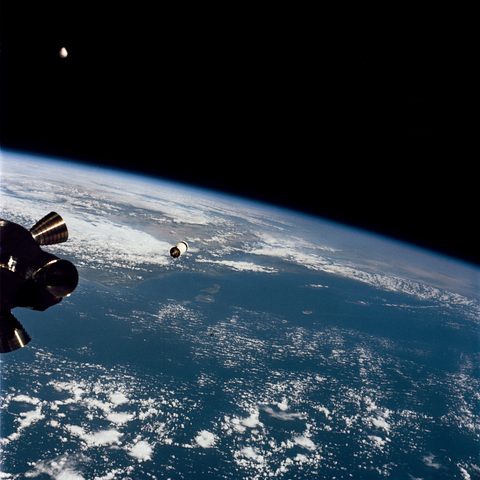 Gumdrop over California by NASA / Apollo 9 crew — large framed print