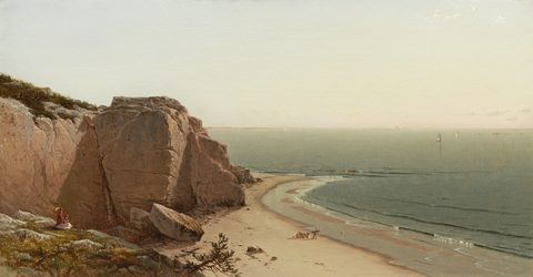 A Quiet Day near Manchester by Alfred Thompson Bricher — large framed print