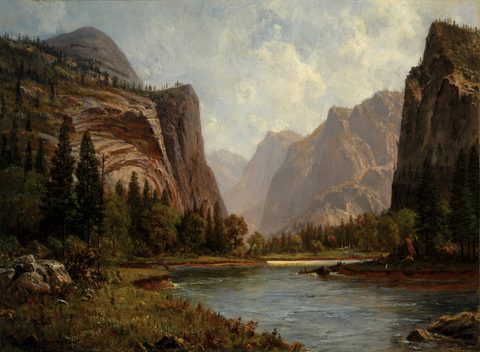 Gates of the Yosemite by Albert Bierstadt — large framed print