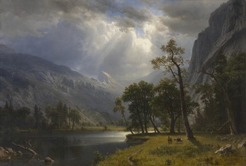 Mount Starr King, Yosemite by Albert Bierstadt — large framed print
