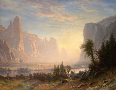 Valley of the Yosemite by Albert Bierstadt — large framed print