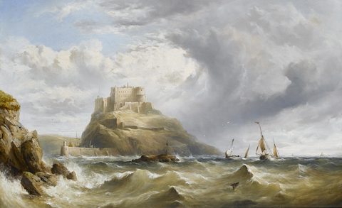 Mount Orgueil Castle, Jersey by Henry King Taylor — large framed print