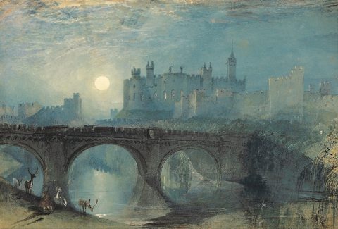 Alnwick Castle by J. M. W. Turner — large framed print