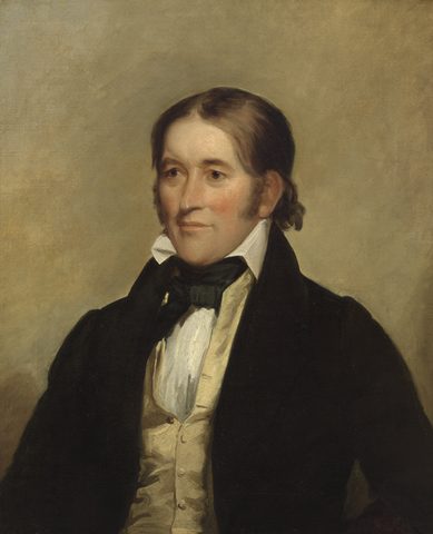 Davy Crockett by Chester Harding — large framed print