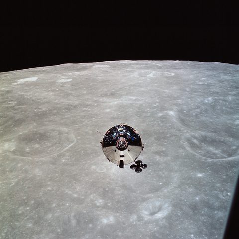 Charlie Brown after undocking by NASA / Apollo 10 crew — large framed print