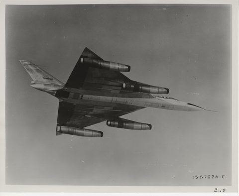 B-58 Hustler by USAF — large framed print