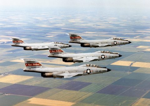 F-101 Voodoo by USAF — large framed print