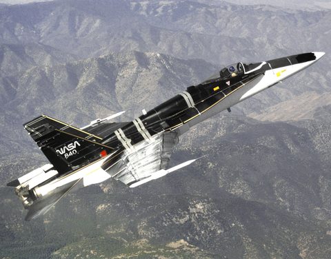 F-18 HARV by NASA — large framed print