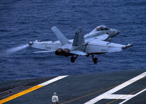 EA-18G Growler by U.S. Navy — large framed print