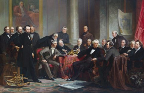 Men of Progress by Christian Schussele — large framed print