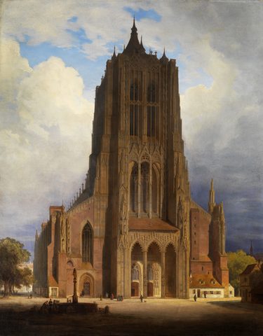 Ulm Minster by Max Emanuel Ainmiller — large framed print