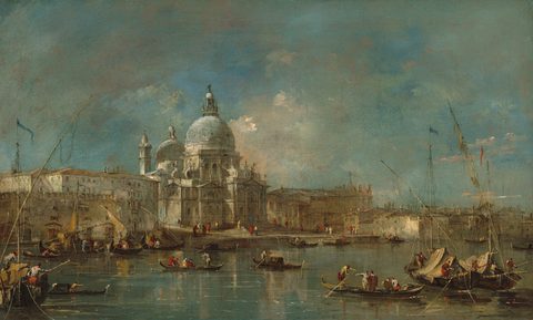 Santa Maria della Salute by Francesco Guardi — large framed print
