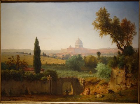 Saint Peter’s, Rome by George Inness — large framed print