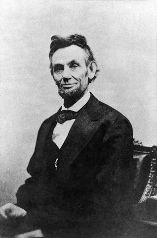 Cracked-plate Lincoln by Alexander Gardner — large framed print