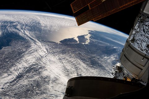 East Coast of the United States by NASA / Don Pettit — large framed print