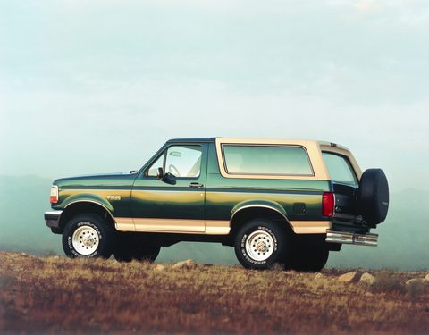 Bronco Eddie Bauer by Ford Photo Department — large framed print