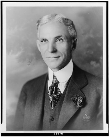 Henry Ford by Fred Hartsook — large framed print