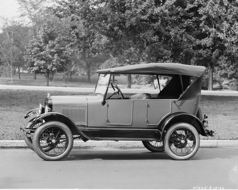 Model T touring by Ford Photo Department — large framed print