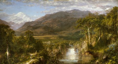 The Heart of the Andes by Frederic Edwin Church — large framed print