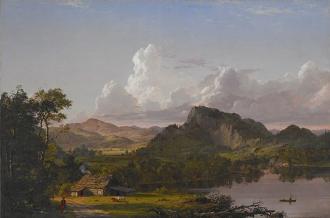 Home by the Lake by Frederic Edwin Church — large framed print