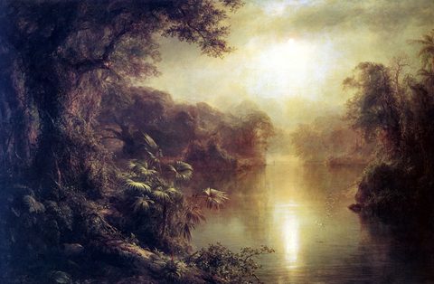 Morning in the Tropics by Frederic Edwin Church — large framed print