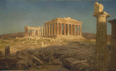 The Parthenon by Frederic Edwin Church — large framed print