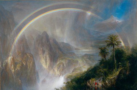 Rainy Season in the Tropics by Frederic Edwin Church — large framed print