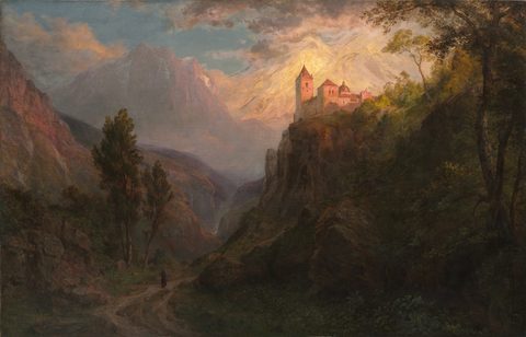 The Monastery of San Pedro (Our Lady of the Snows) by Frederic Edwin Church — large framed print