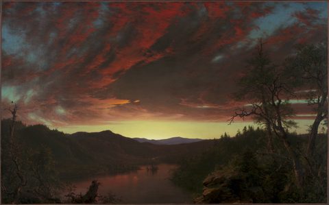 Twilight in the Wilderness by Frederic Edwin Church — large framed print