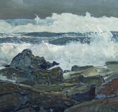 The Next Wave by Frederick Judd Waugh — large framed print