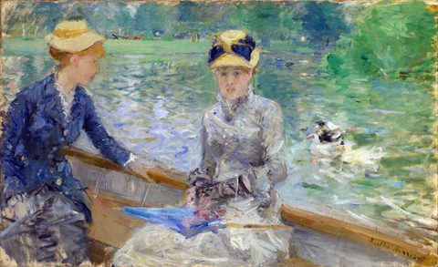 Summer's Day by Berthe Morisot, 1879, framed print