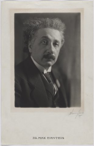 Albert Einstein by Harris & Ewing Studio — large framed print