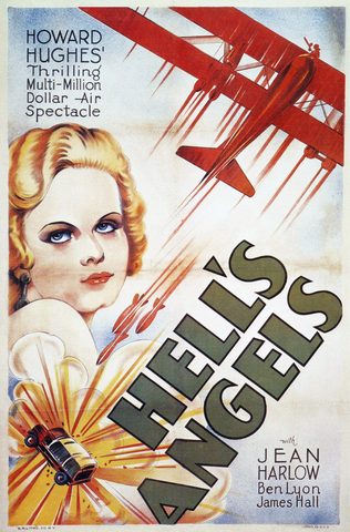 Hell's Angels by United Artists / M.R. Litho Co. — large framed print