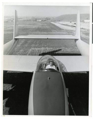 Hughes and the XF-11 by Unknown photographer — large framed print