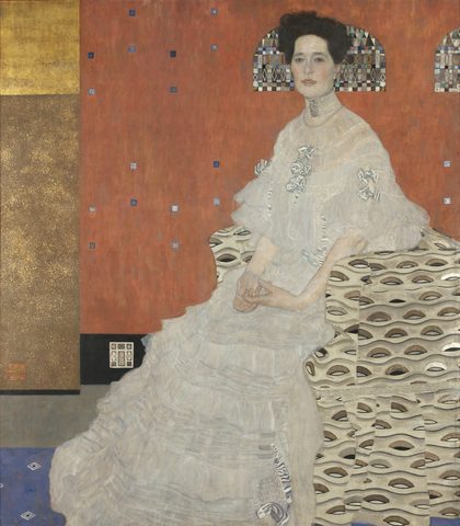 Portrait of Fritza Riedler by Gustav Klimt, 1906, framed print