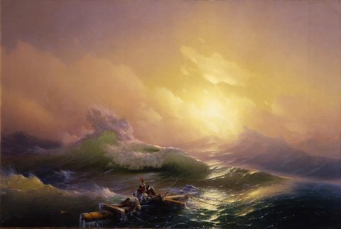 The Ninth Wave by Ivan Aivazovsky — large framed print