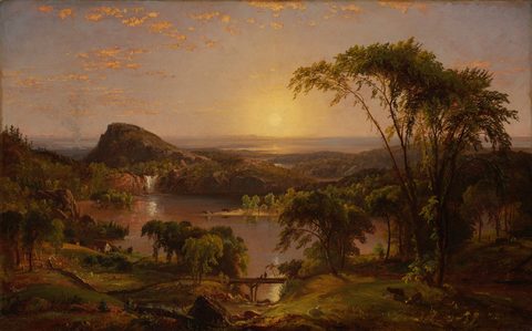 Summer, Lake Ontario by Jasper Francis Cropsey — large framed print