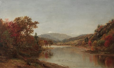 Mount Washington, New Hampshire by Jasper Francis Cropsey — large framed print