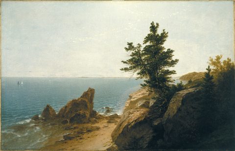 Coast Scene by John Frederick Kensett — large framed print