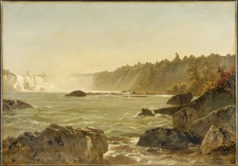 View of Niagara Falls by John Frederick Kensett — large framed print